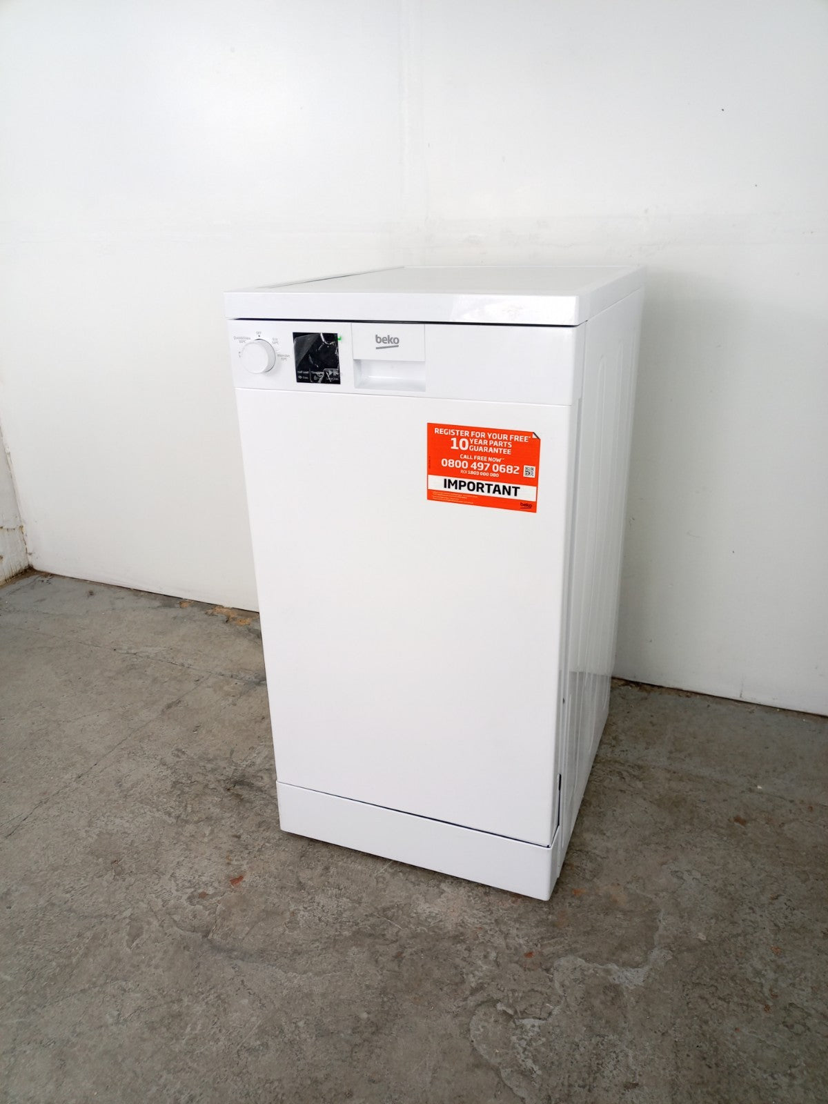 New Graded White  Beko DVS04X20W Slimline Dishwasher RRP£299- P8