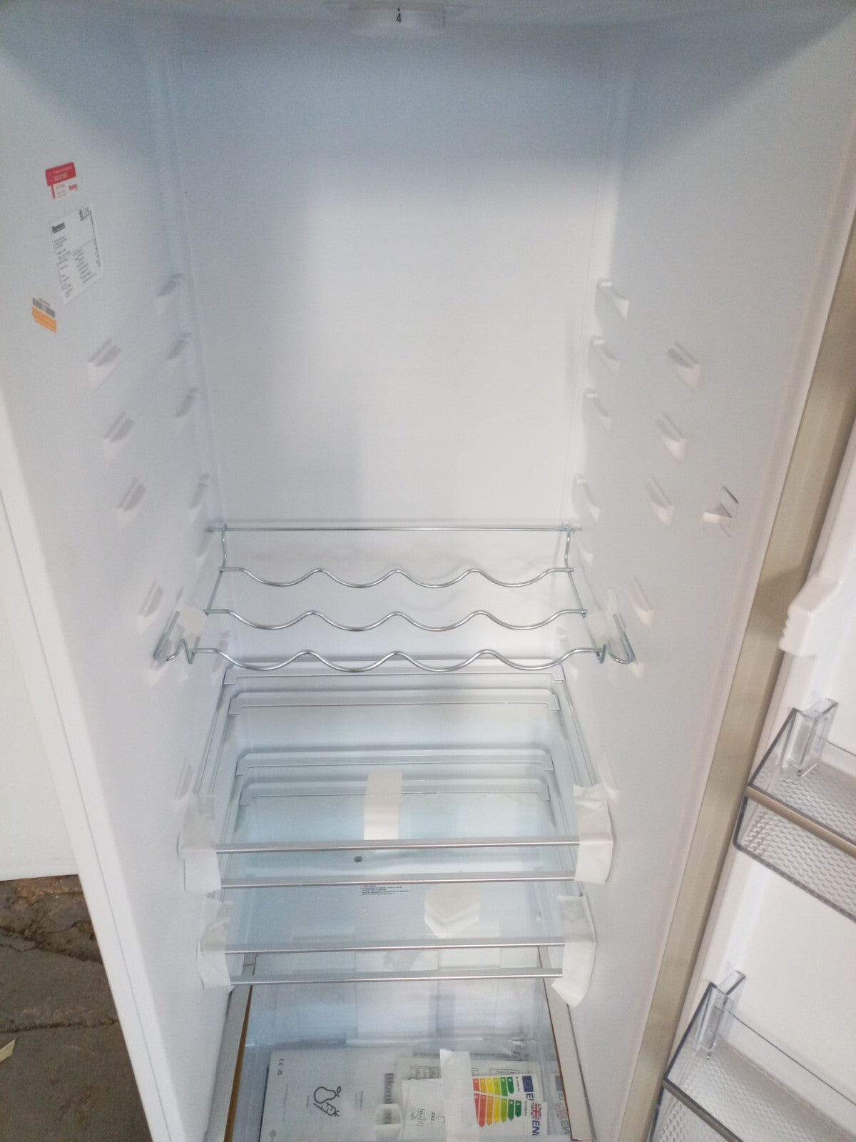 New Graded  Beko SSM4554 Tall Larder FrIdge RRP £419! -P7