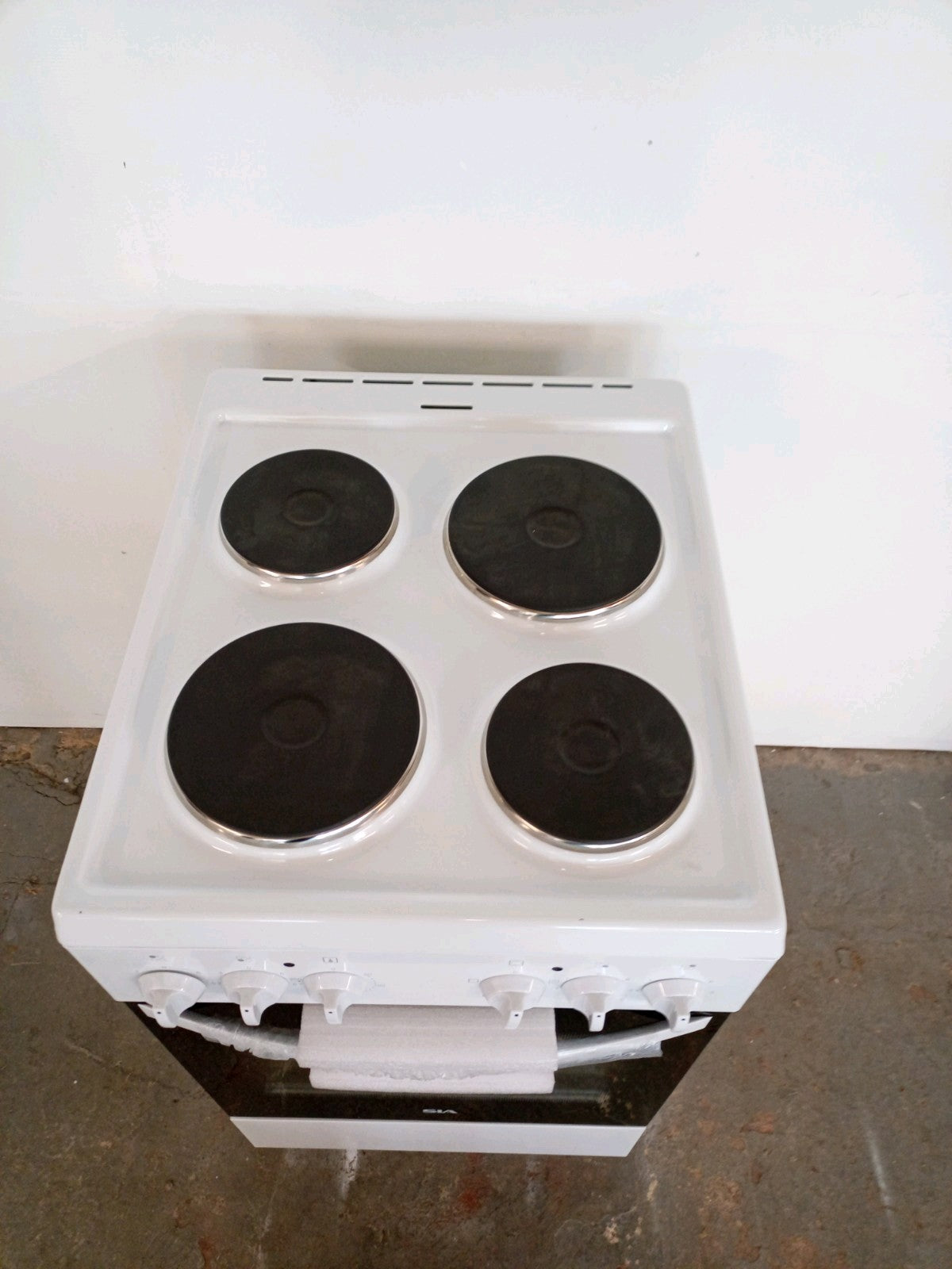 New Graded White SIA ESXB50W 50cm Electric Single Cooker RRP£345 -L24