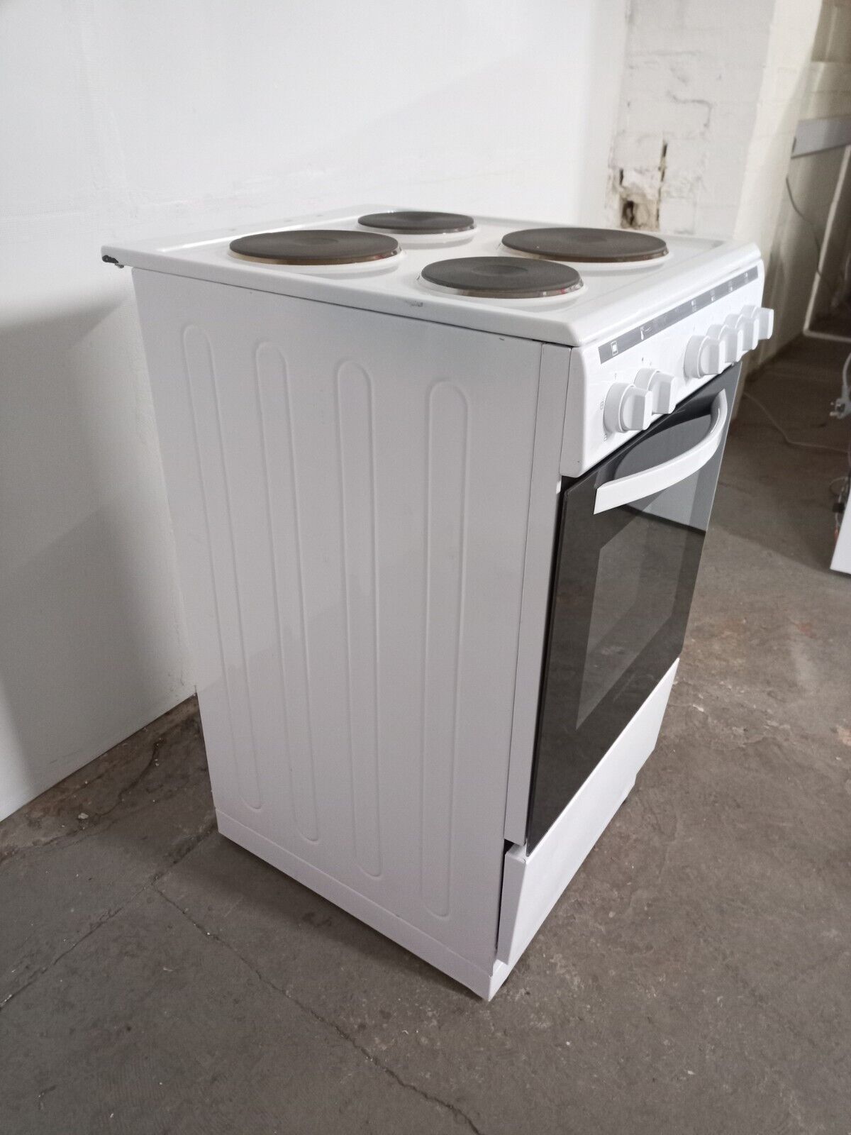 New Graded White Montpellier MSE46W 50cm Electric Single Cooker RRP£239 - N17