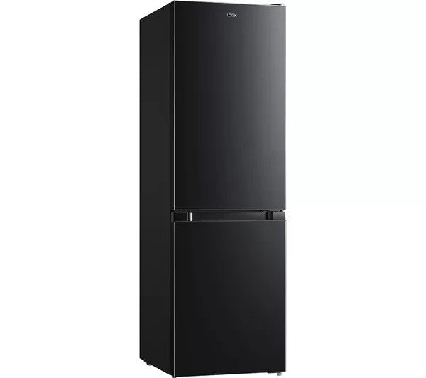 New Graded LOGIK LFC50B23 60/40 Fridge Freezer - Black RRP £299 P21