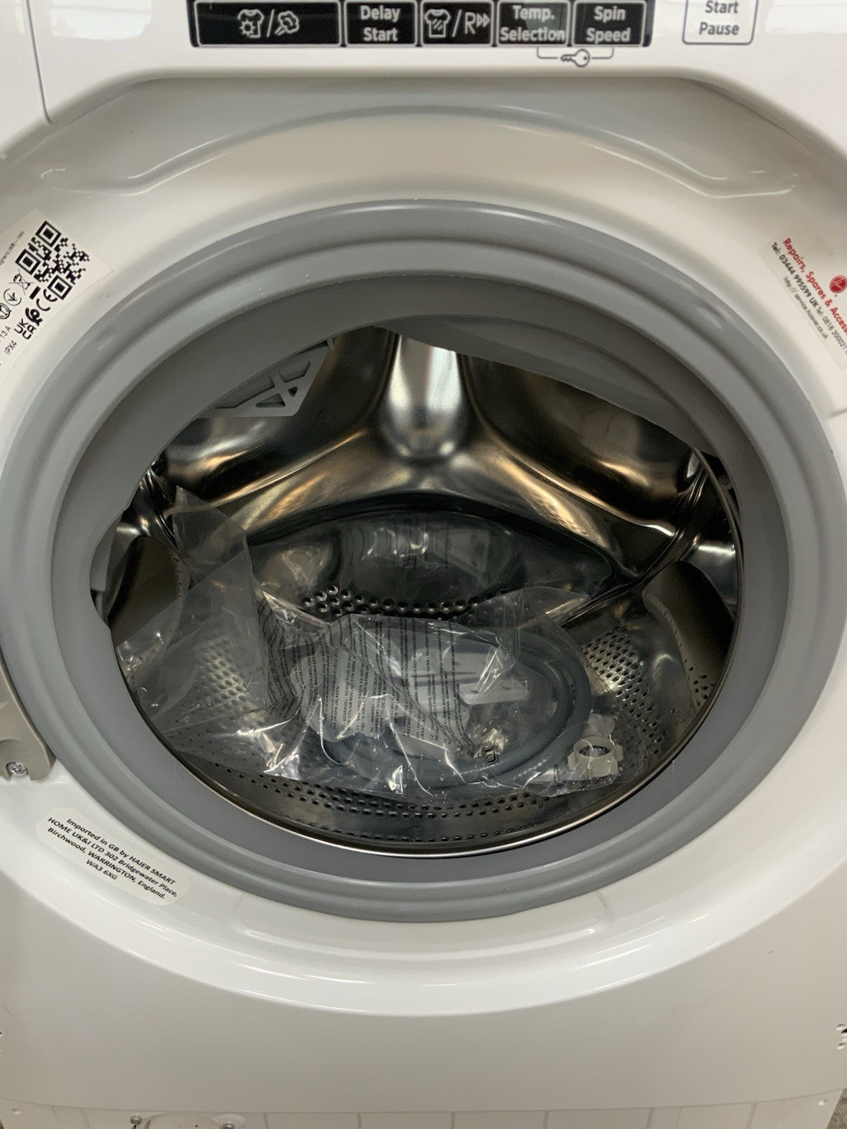 New Graded Hoover HBDOS695TAMC 8kg Wash 5kg Dry Integrated Washer Dryer K12