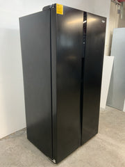 New Graded Bush MESBSB23E American Fridge Freezer - Black RRP £529 K69