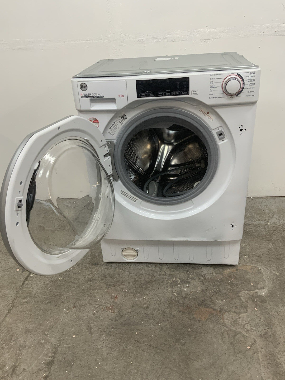 New Graded Hoover HBWOS 69TAMSE 9KG Integrated Washing Machine  RRP £569 K20