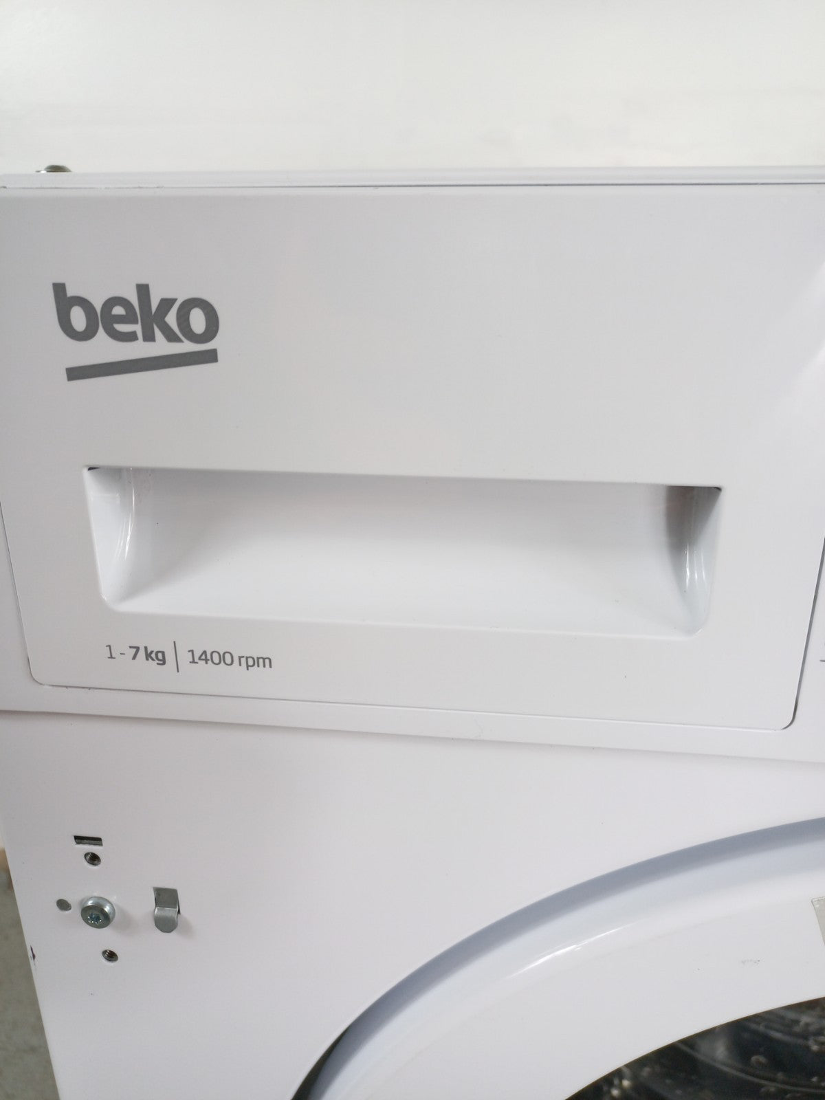 New Graded Beko WTIK74151F Integrated 7 kg 1400 Spin Washing Machine E51