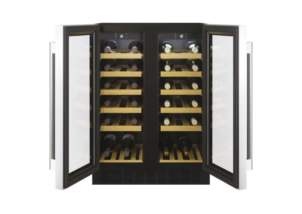 New Graded Hoover HWCB60DD UK 38 Bottle 60 cm Wine Cooler  RRP£699  Z25