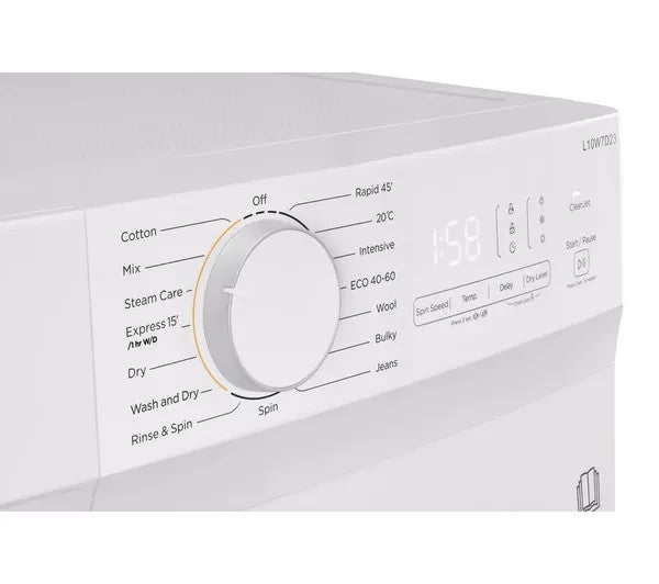 New Graded LOGIK L10W7D23 10 kg Washer Dryer - White RRP £429 P57