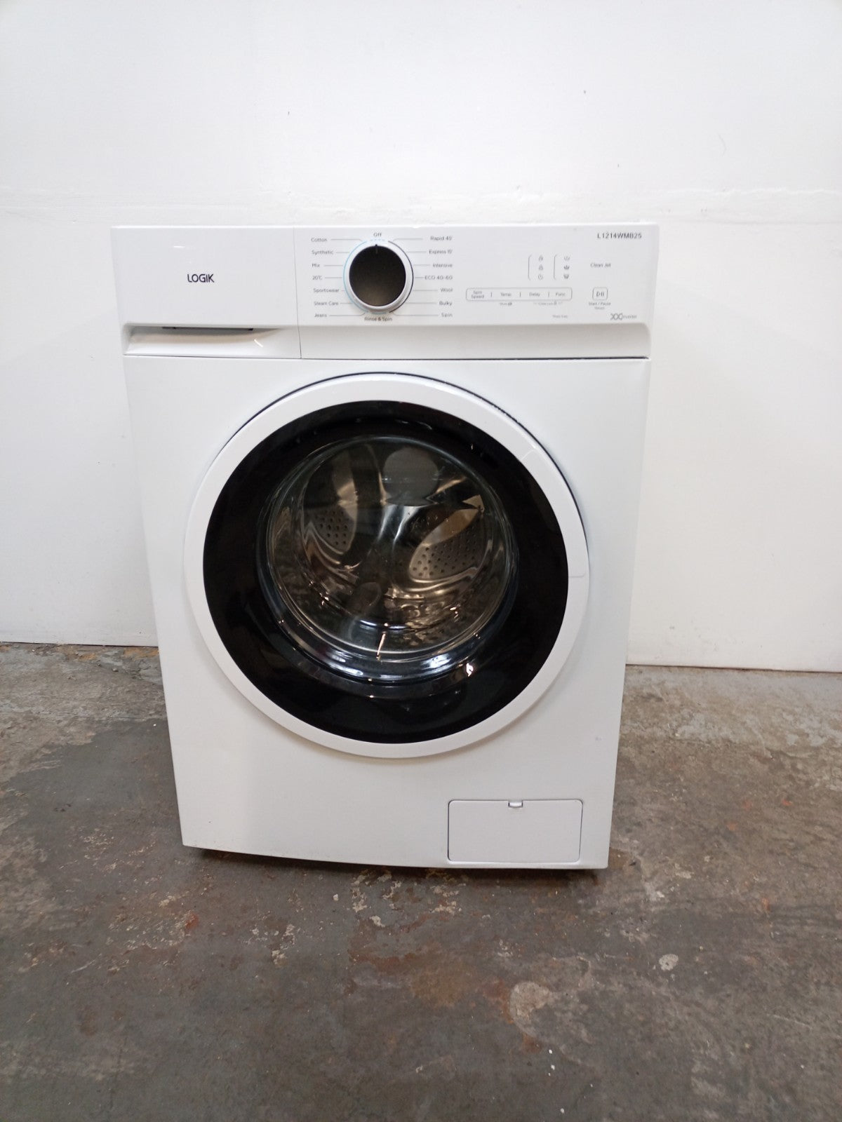 New Graded Logik L1214WMB25 12kg Washing Machine 1400 Spin RRP£349 M10