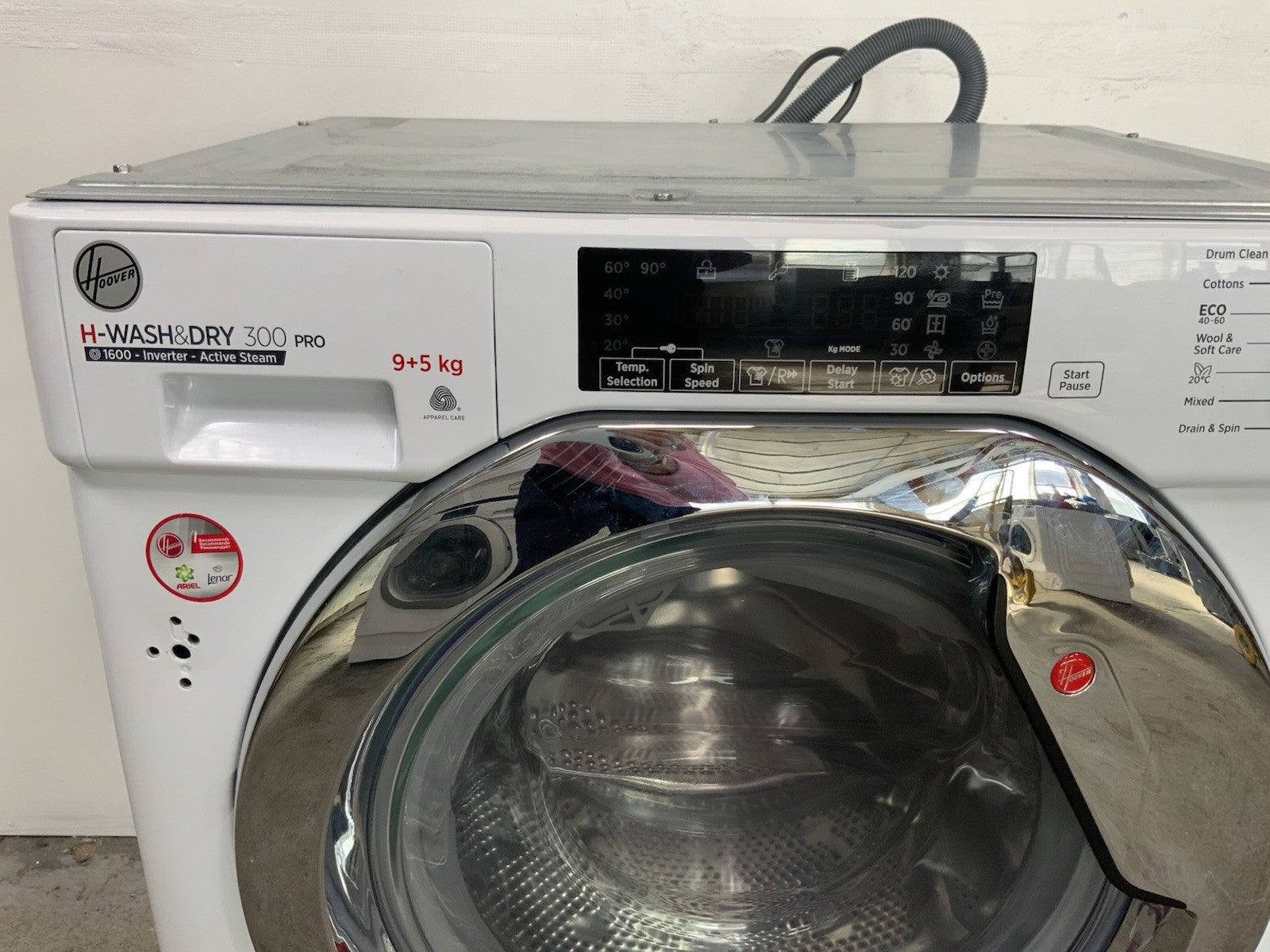 New Graded Hoover Washer dryer H-WASH & DRY 300 PRO HBDOS 695TMET-80 K47