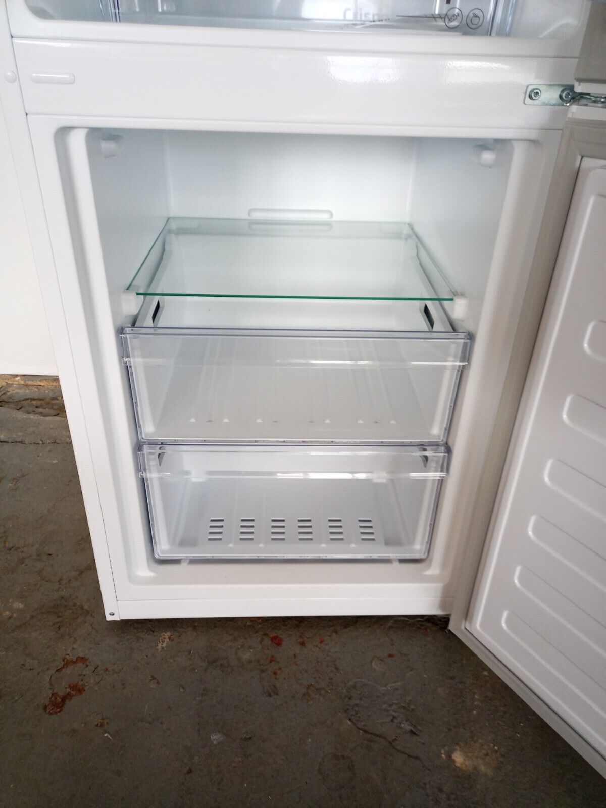 New Graded Beko CSG4571W 60/40 White Fridge Freezer- UK Del K14