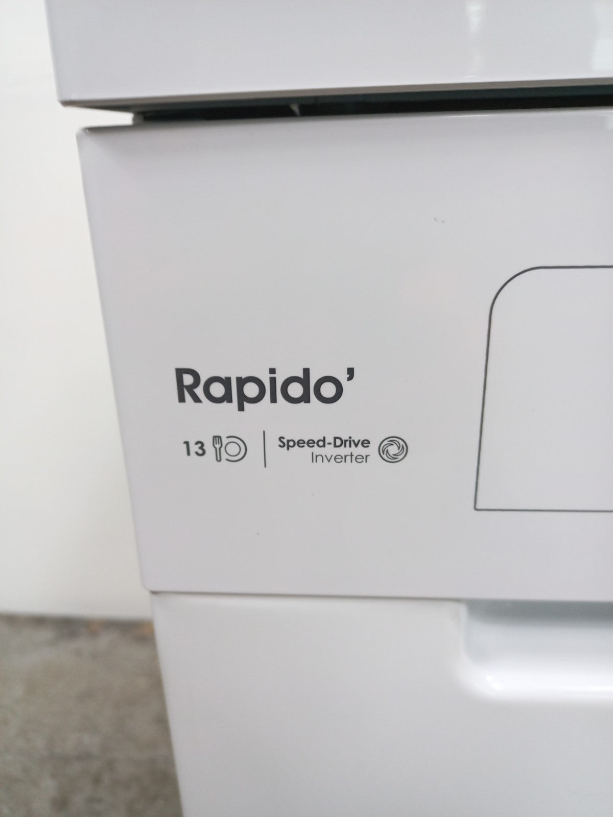 New Graded Candy CF3E9LOW-80 Full-size Freestanding Dishwasher RRP £279 Y26