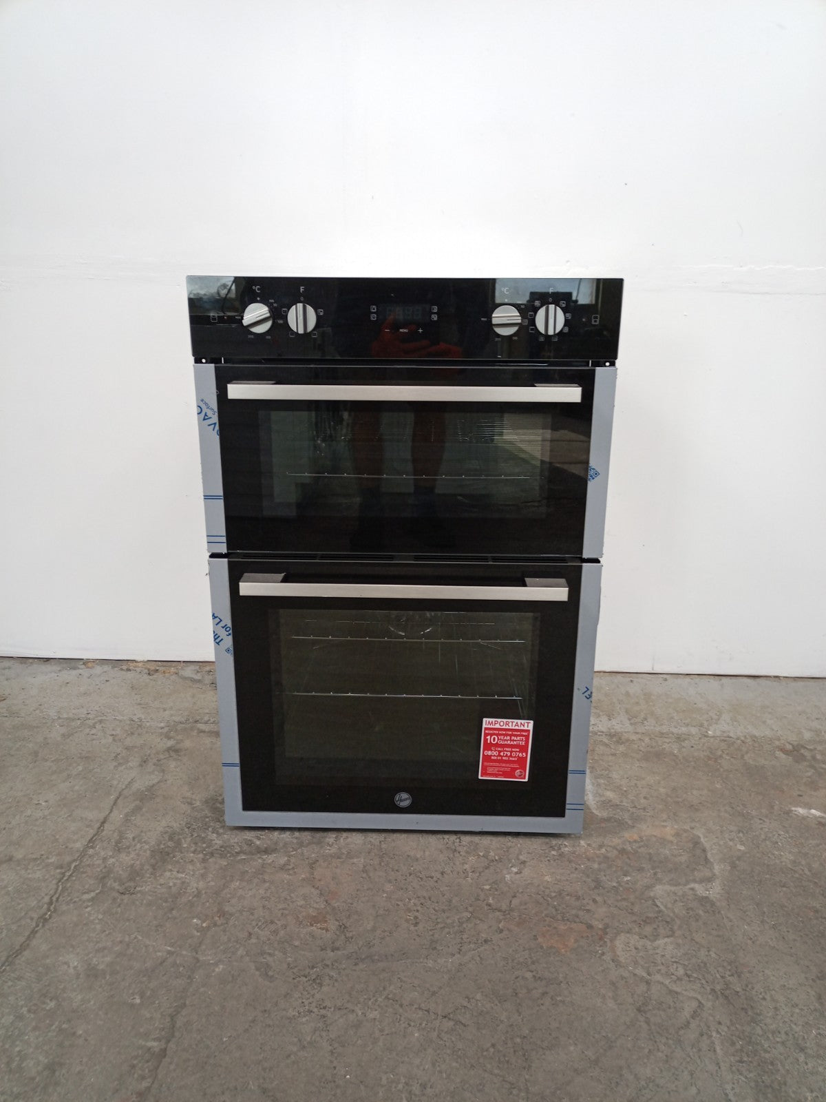 New Graded Hoover HO9DC3UB308BI Built In Electric Double Oven RRP£439 A1