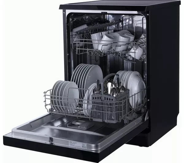 New Graded Black Logik  LDW60B23 Full Size Dishwasher RRP£249 C15