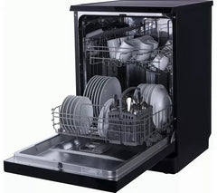 New Graded Black Logik  LDW60B23 Full Size Dishwasher RRP£249 C15