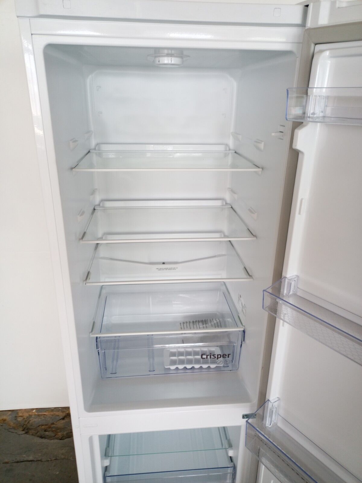 New Graded Beko CSG4571W 60/40 White Fridge Freezer- UK Del K14