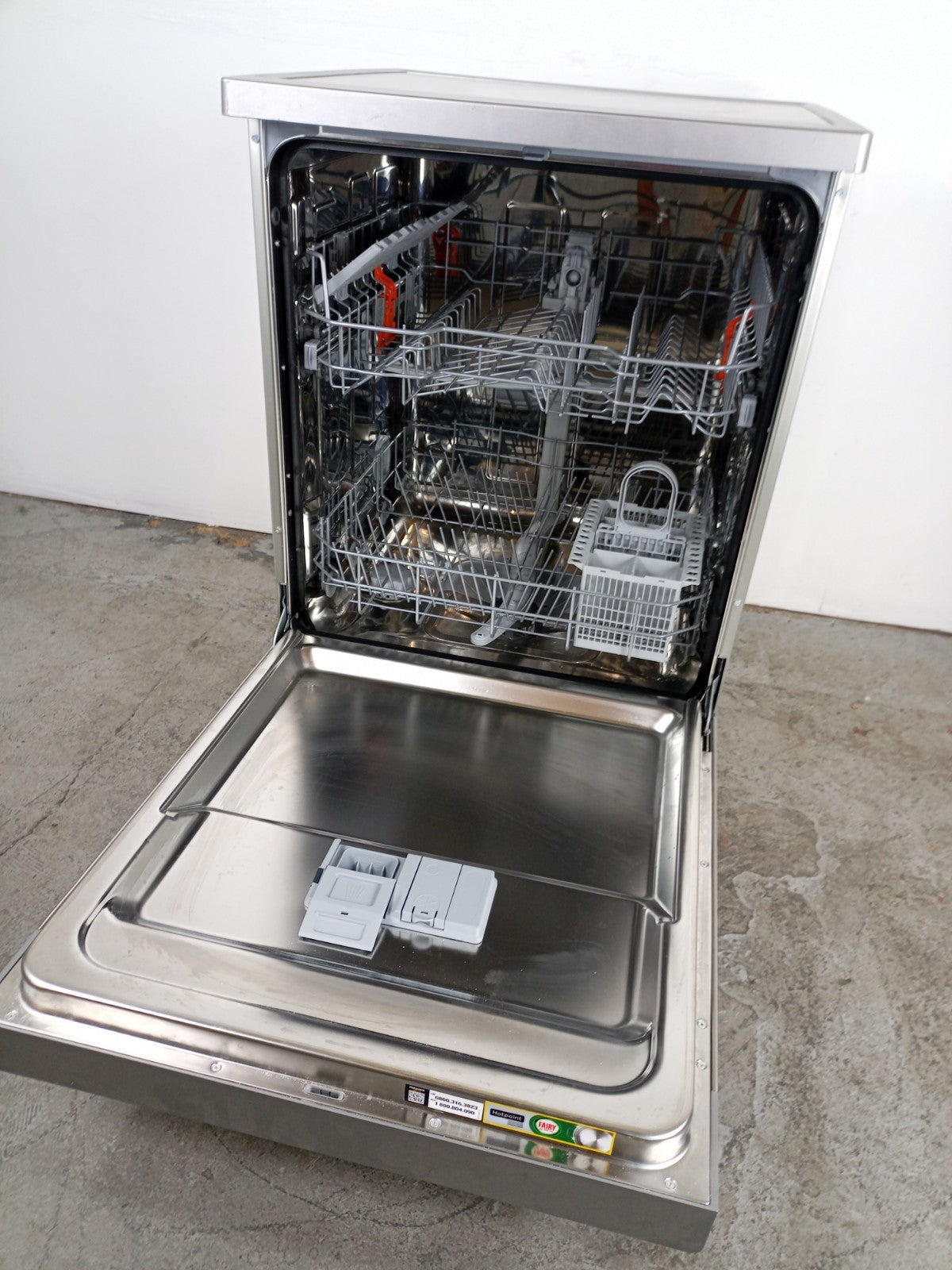 New Graded S/Steel Hotpoint H2FHL626XUK  Full Size Dishwasher RRP£349 E90