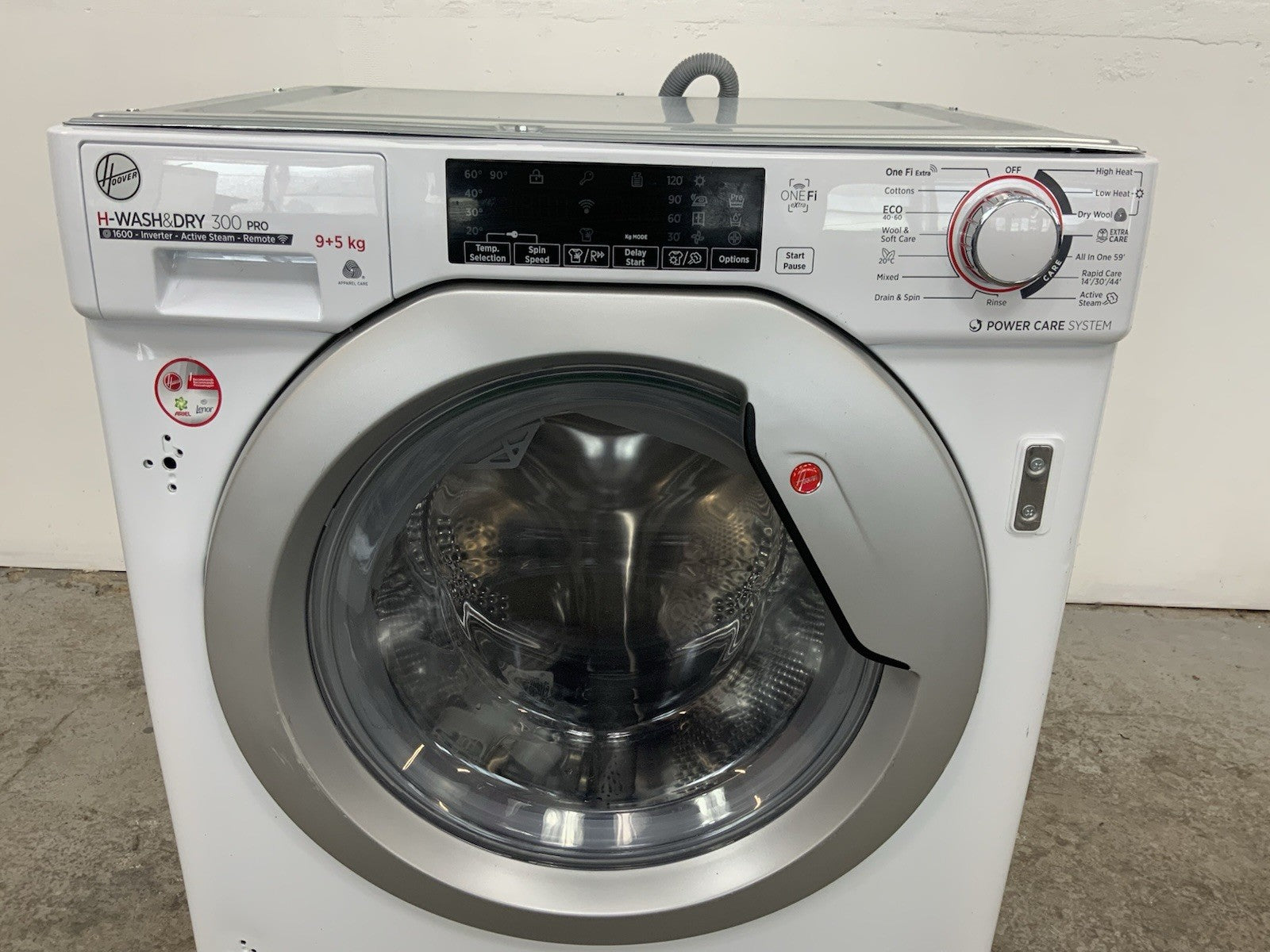 New Graded HOOVER HBWOS69TAME Integrated 9 kg 1600 Washing Machine RRP£549 K4