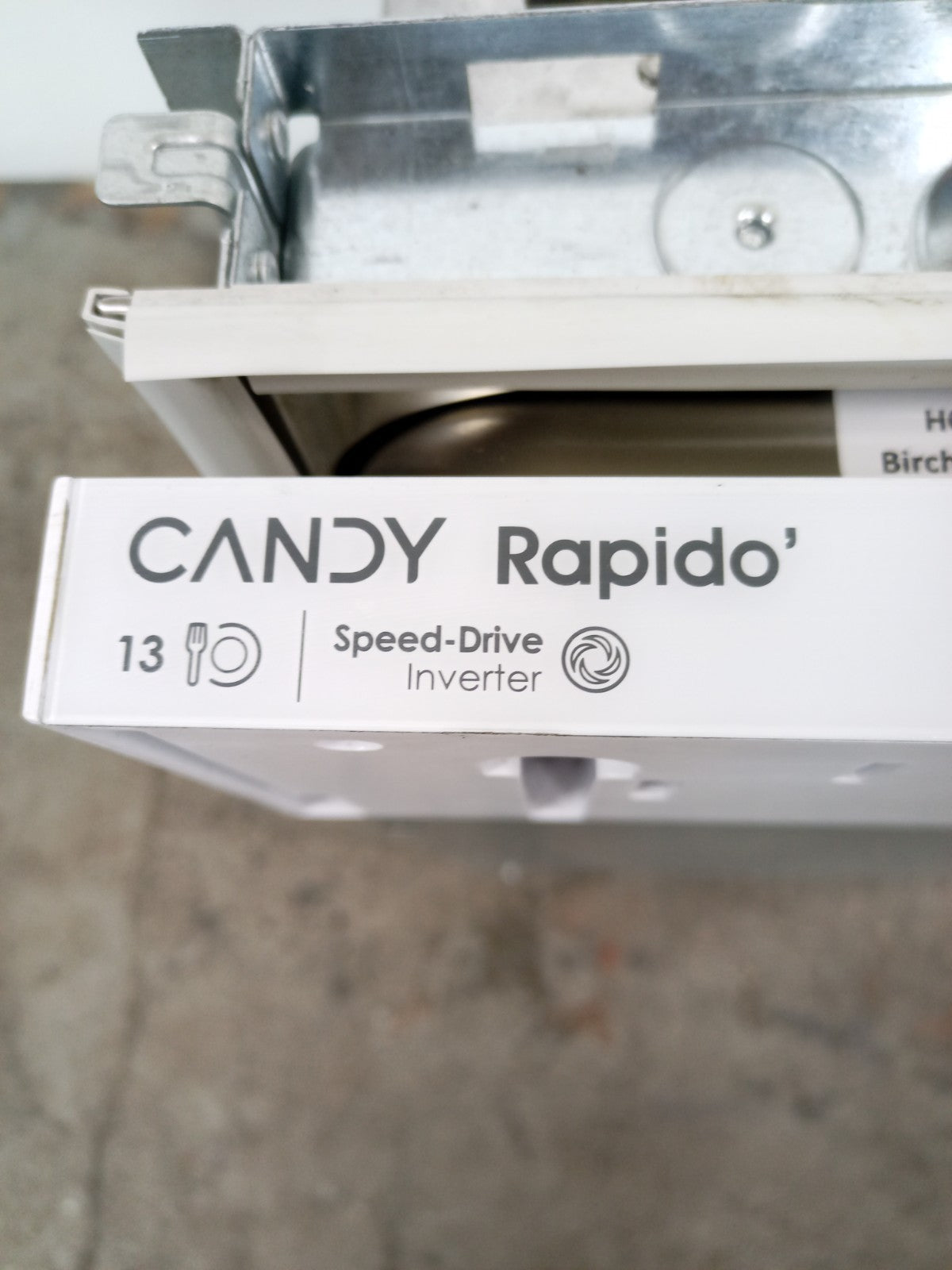 New Graded Candy C13E53E0W-80 Full-size Fully Integrated Dishwasher RRP £279 Y8