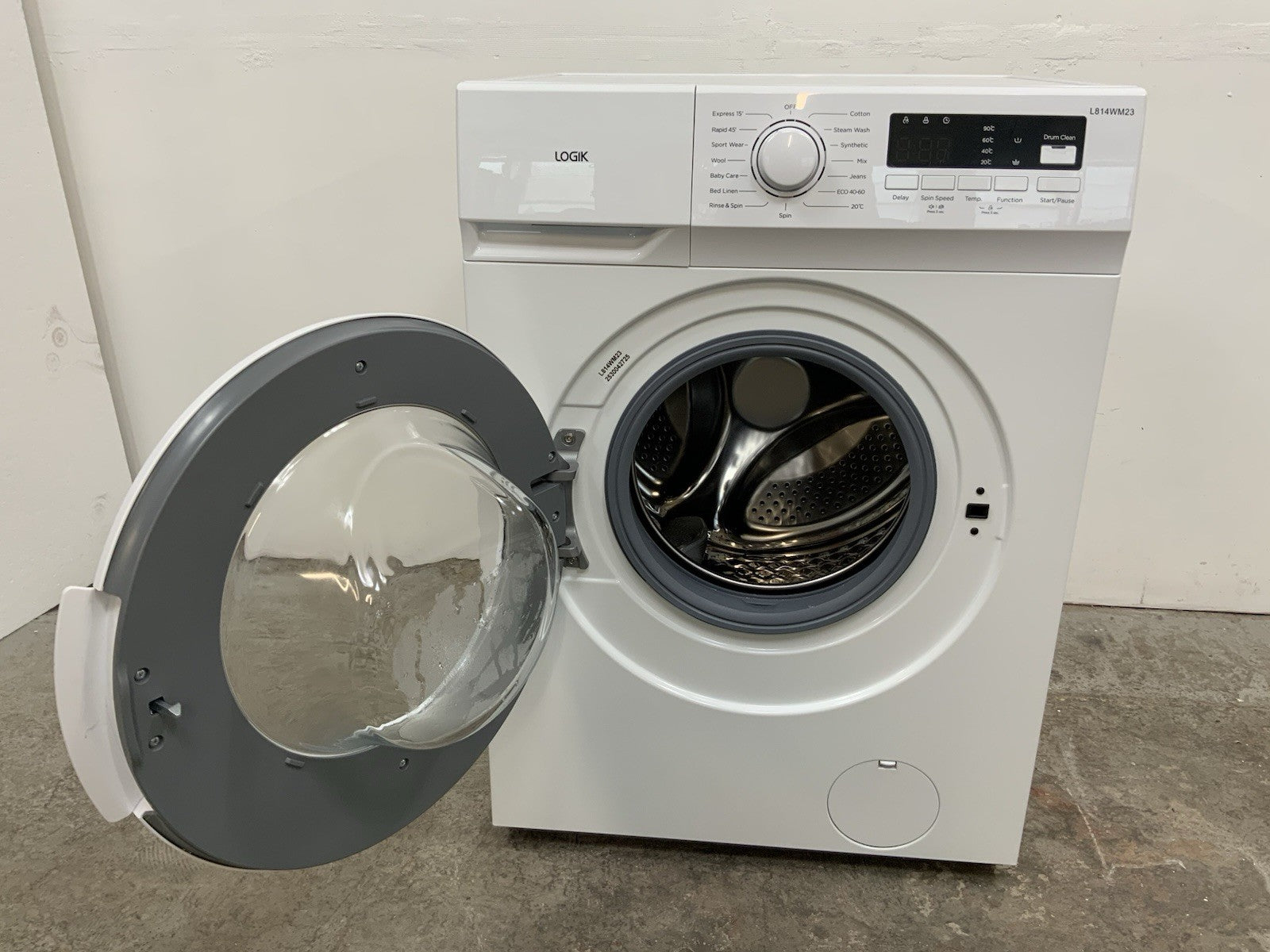 New Graded LOGIK L814WM23 8 kg 1400 Spin Washing Machine - WhiteRRP£209 R40