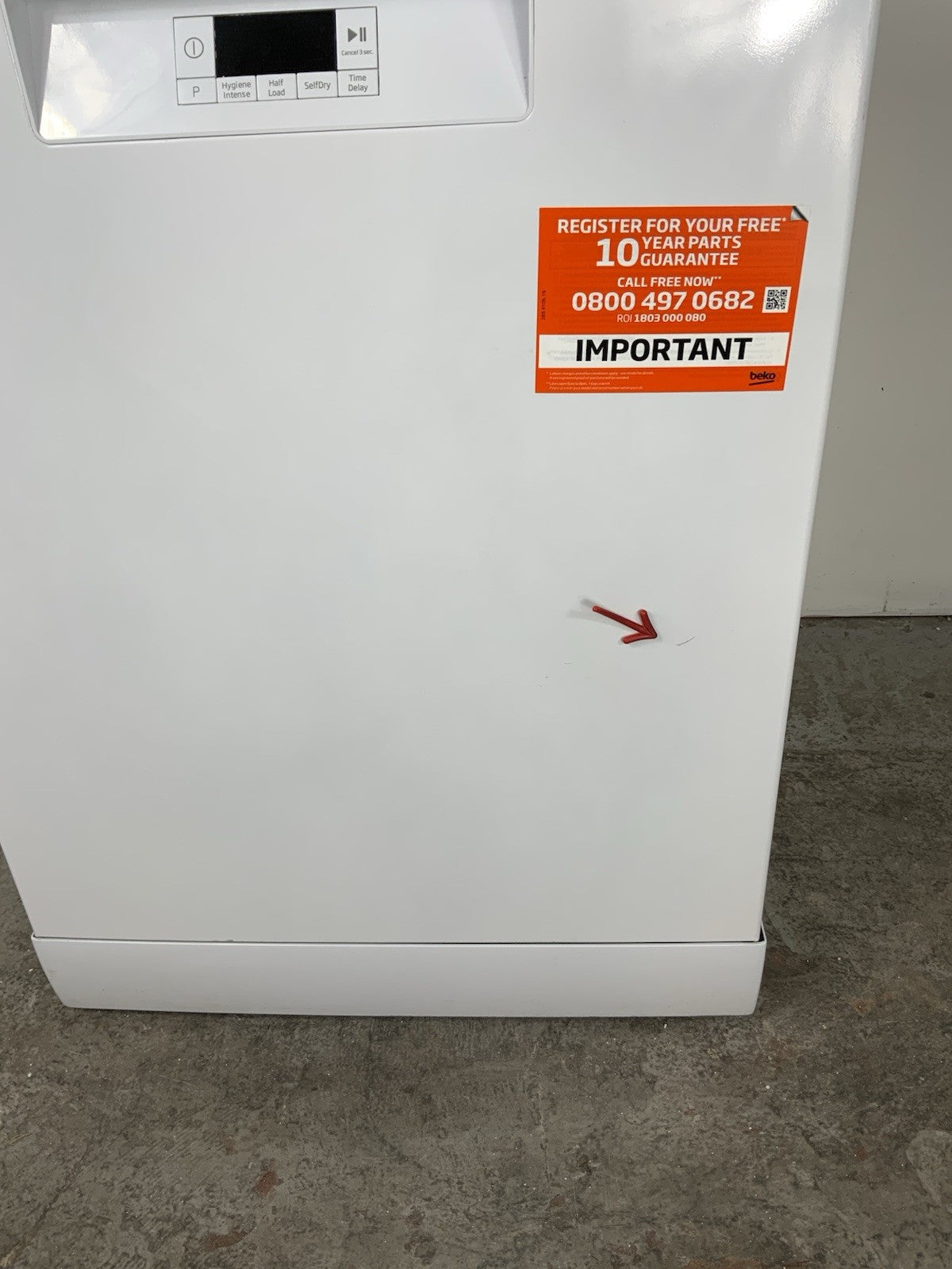 New Graded White BEKO BDFN15430W Pro HygieneIntense  Full-size Dishwasher F35