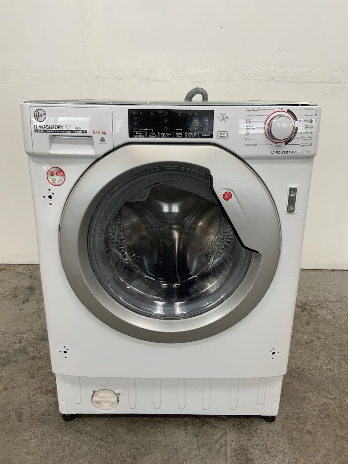 New Graded HOOVER HBWOS69TAME Integrated 9 kg 1600 Washing Machine RRP£549 K4
