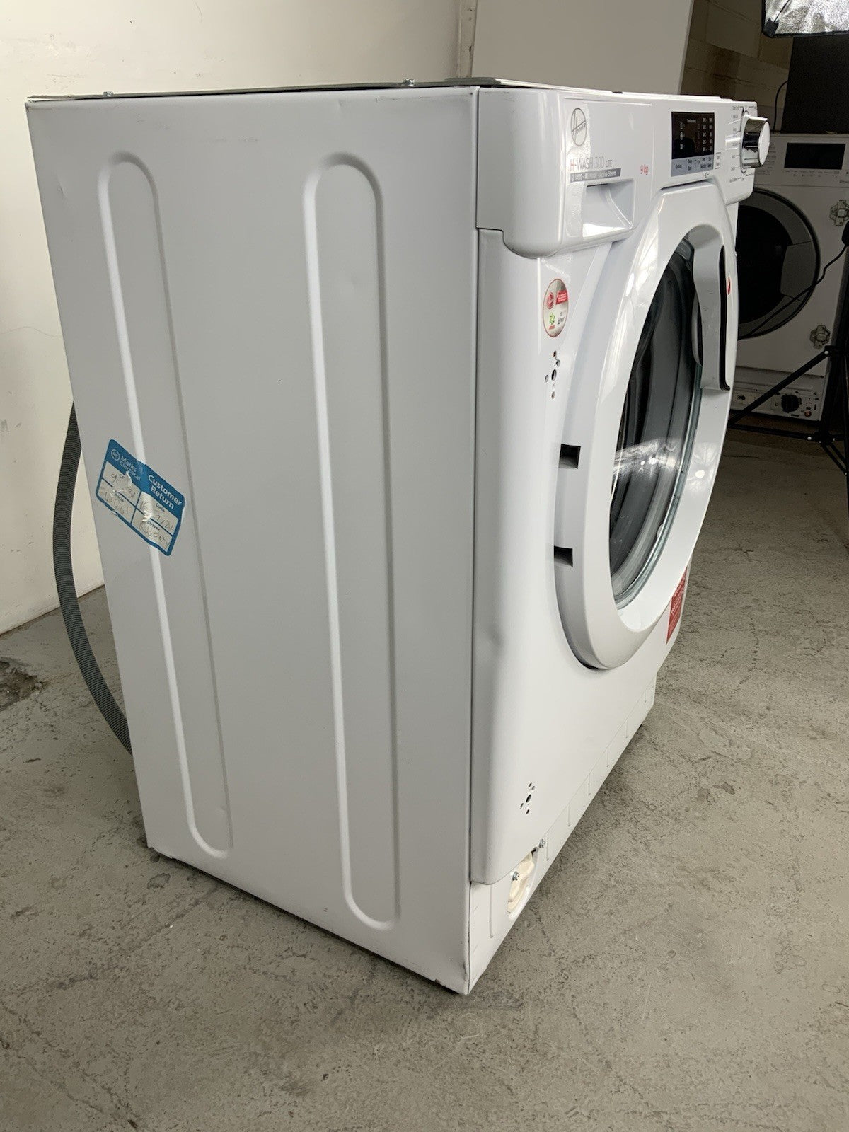 New Graded Hoover HBWS49D2W4-80  9Kg Integrated Washing Machine RRP£449 Y30