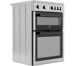 New Graded Silver Beko XTC611S 60cm Electric Ceramic Cooker RRP£479 - UK Del J15
