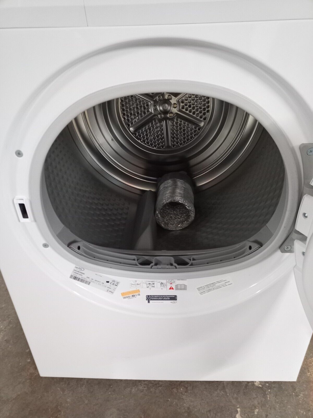 New Graded Zenith ZDVS700W  7Kg Vented Dryer RRP £259 N15