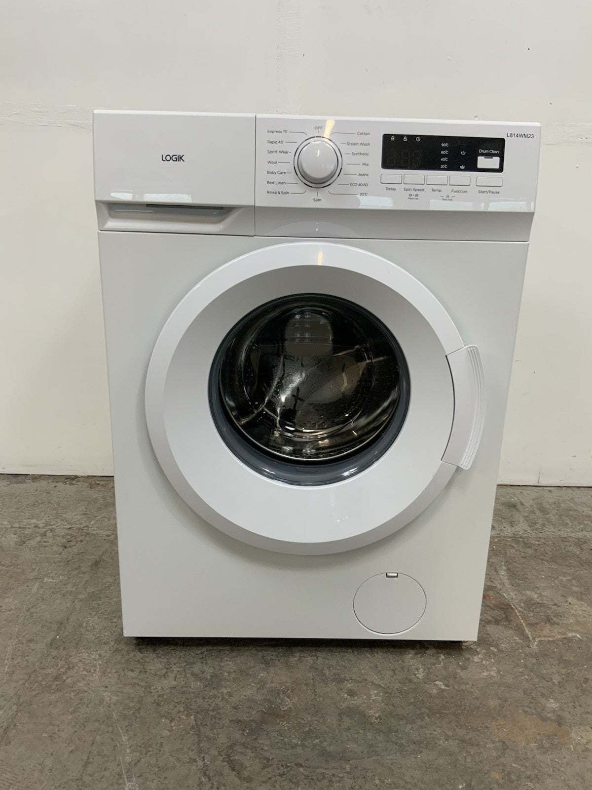 New Graded LOGIK L814WM23 8 kg 1400 Spin Washing Machine - WhiteRRP£209 R40