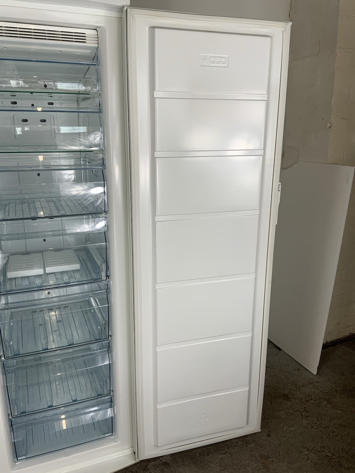 Used John Lewis JLFZW1817 Tall Freezer, A+ Energy Rating, 60cm Wide F69