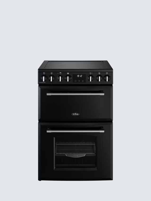 New Graded Belling BEL MRA Farmhouse 60Ei Induction Hob Cooker blackRRP£949 K90