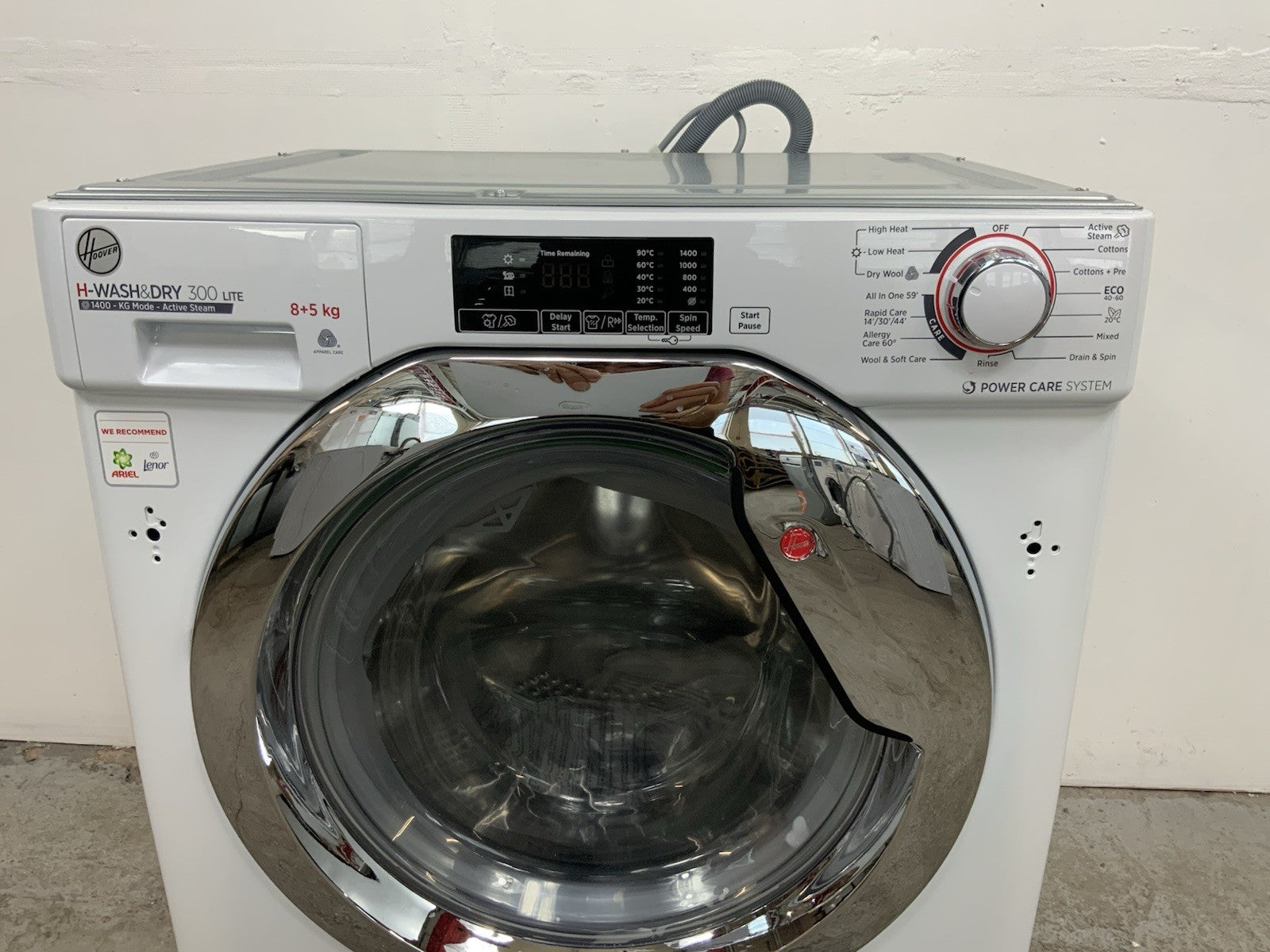 New Graded Hoover HBDOS695TAMC 8kg Wash 5kg Dry Integrated Washer Dryer K12