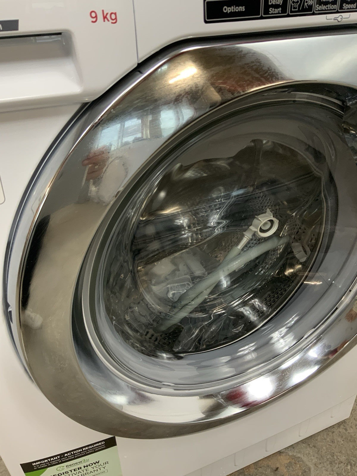 New Graded Hoover HBWS 49D1ACE 9KG Integrated Washing Machine  RRP £539 K10