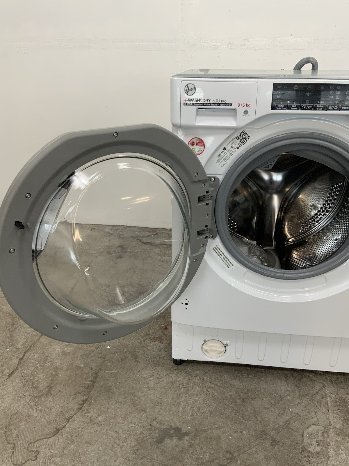 New Graded HOOVER HBWOS69TAME Integrated 9 kg 1600 Washing Machine RRP£549 K4