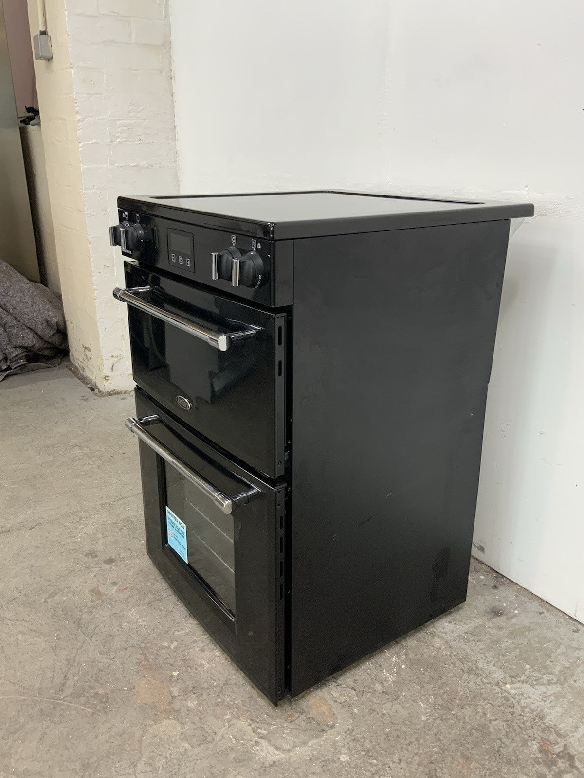 New Graded Belling BEL MRA Farmhouse 60Ei Induction Hob Cooker blackRRP£949 K90