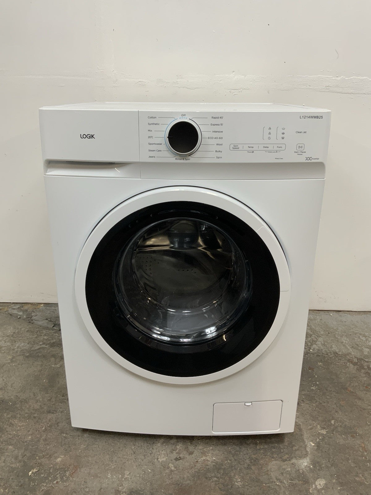 New Graded Logik L1214WMB25 12kg Washing Machine 1400 Spin RRP£349 P52