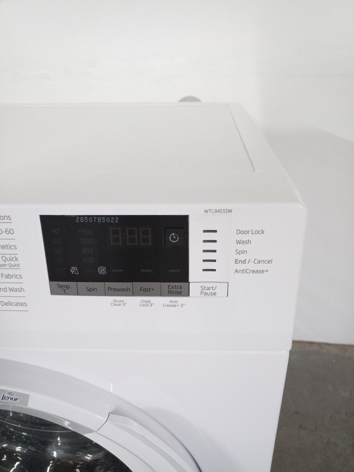 New Graded Beko WTL94151W 9 kg 1400 Spin Washing Machine RRP£349 Q26