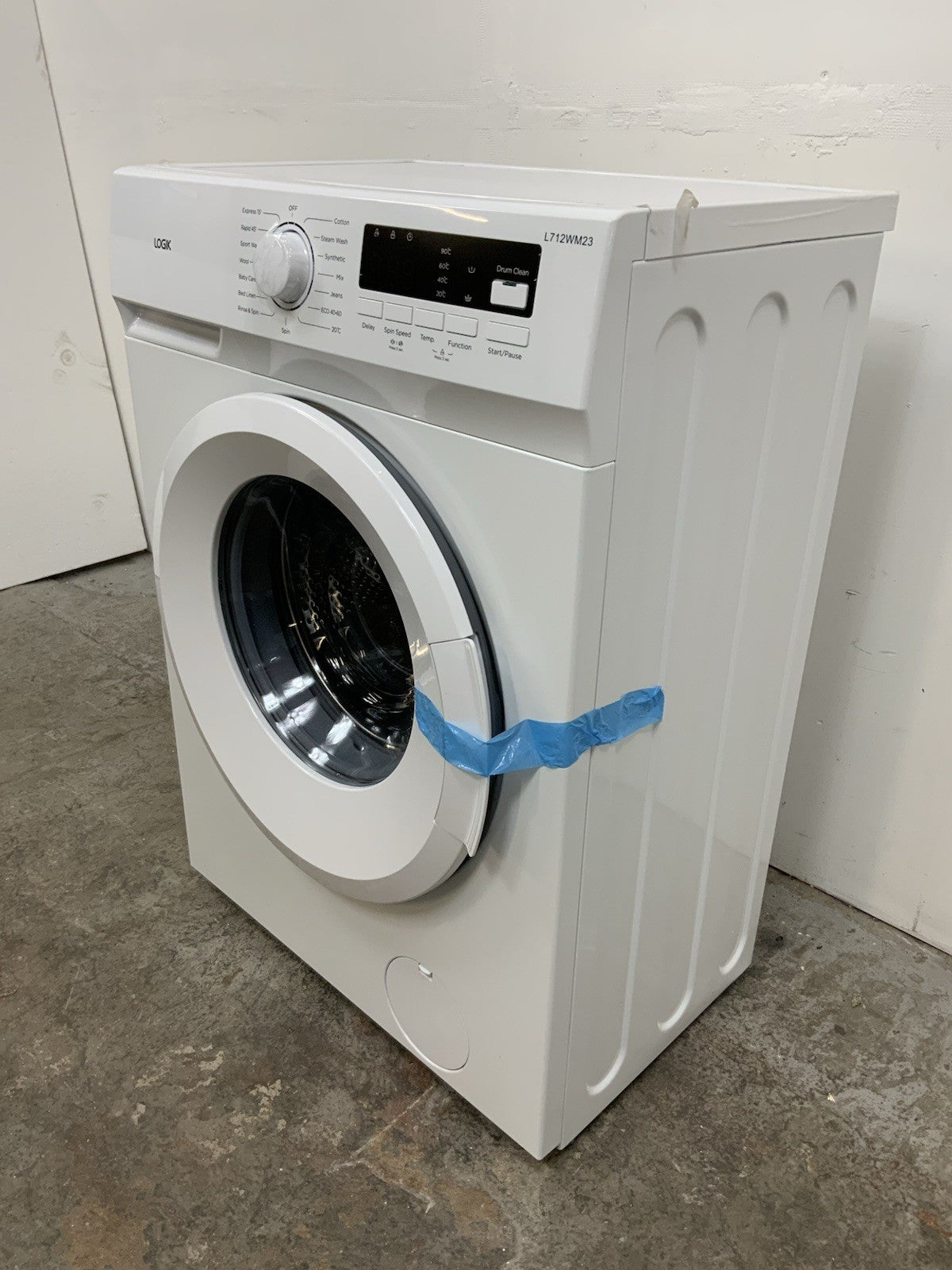 New Graded LOGIK L712WM23 7 kg 1200 Spin Washing Machine - White RRP£239 R53
