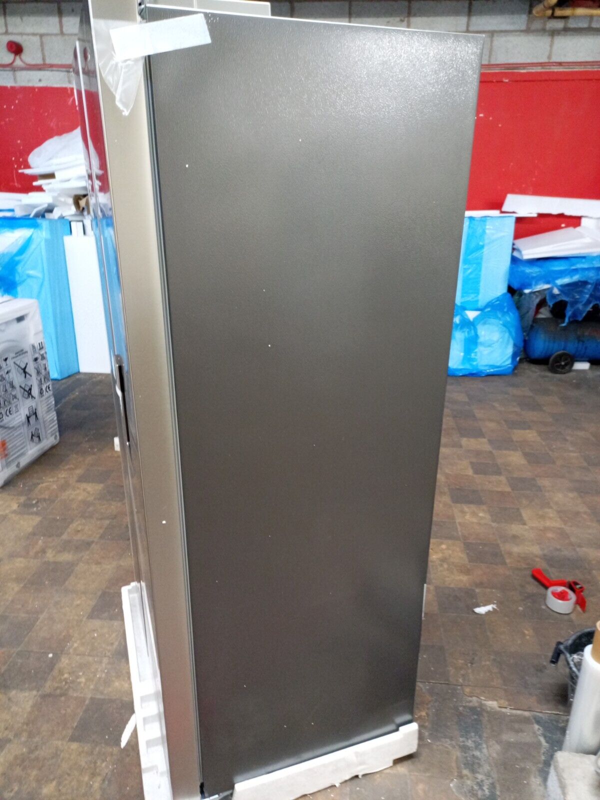 New Stainless Steel Beko ASD2542VX American Fridge Freezer RRP£899 F14