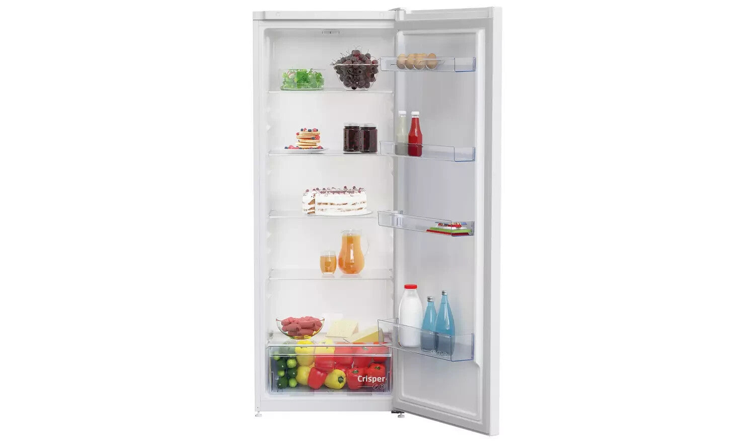 New Graded  Beko SSM4554 Tall Larder FrIdge RRP £419! -P7