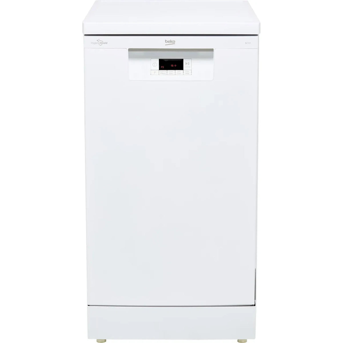 New Graded Beko HygieneIntense BDFS16020W Slimline Dishwasher - White - F33