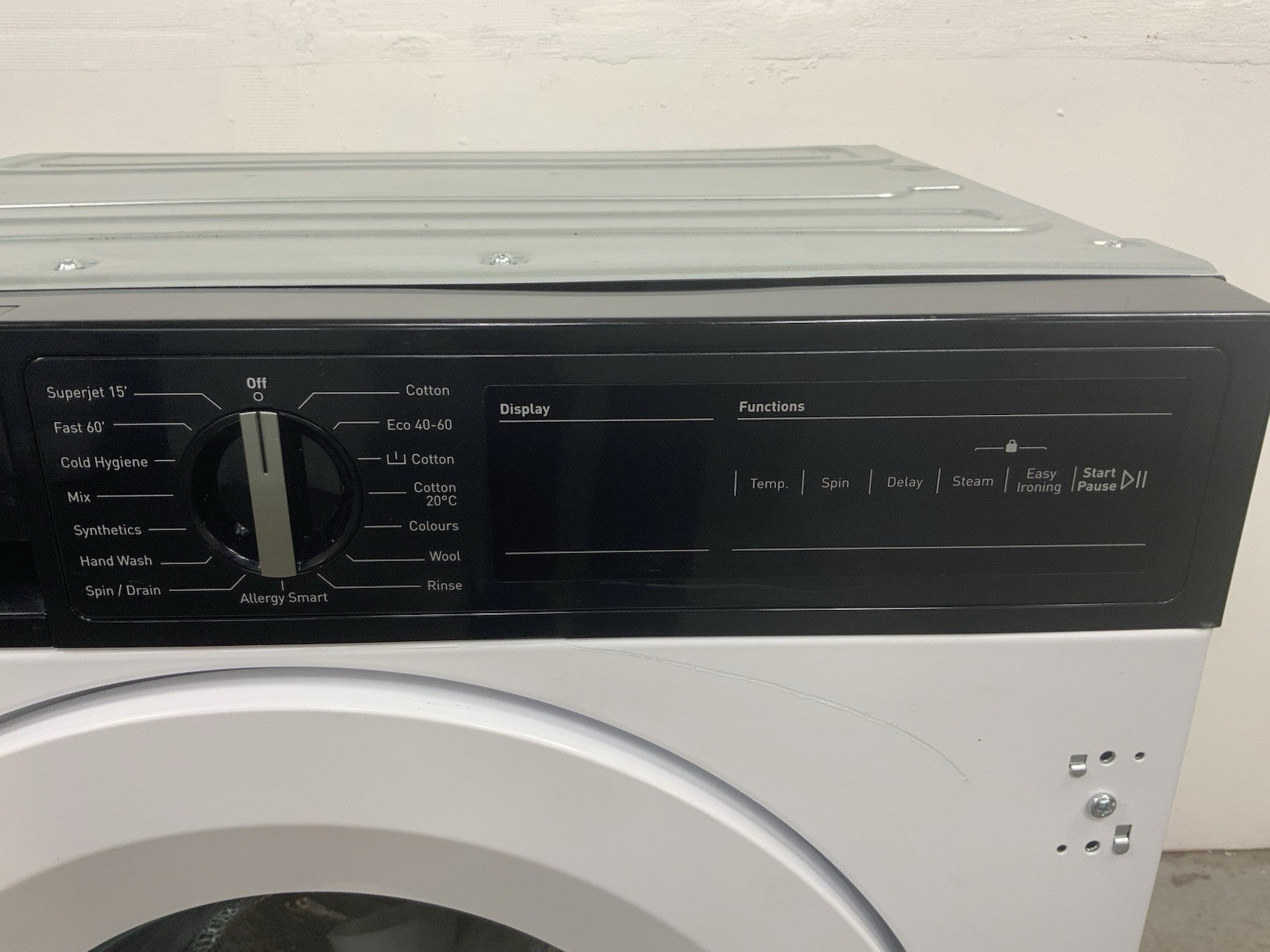 New Graded SHARP ES-NIH714BWA  Integrated 7 kg 1400 Washing Machine RRP£399 K19