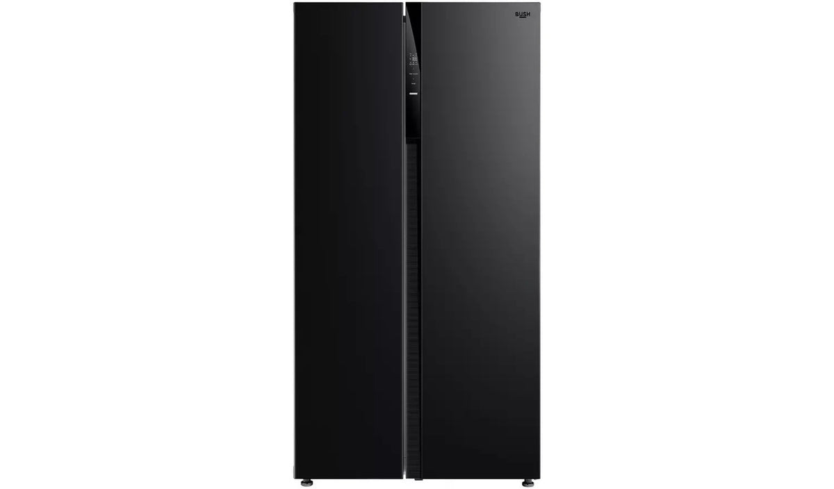 New Graded Bush MESBSB23E American Fridge Freezer - Black RRP £529 K69