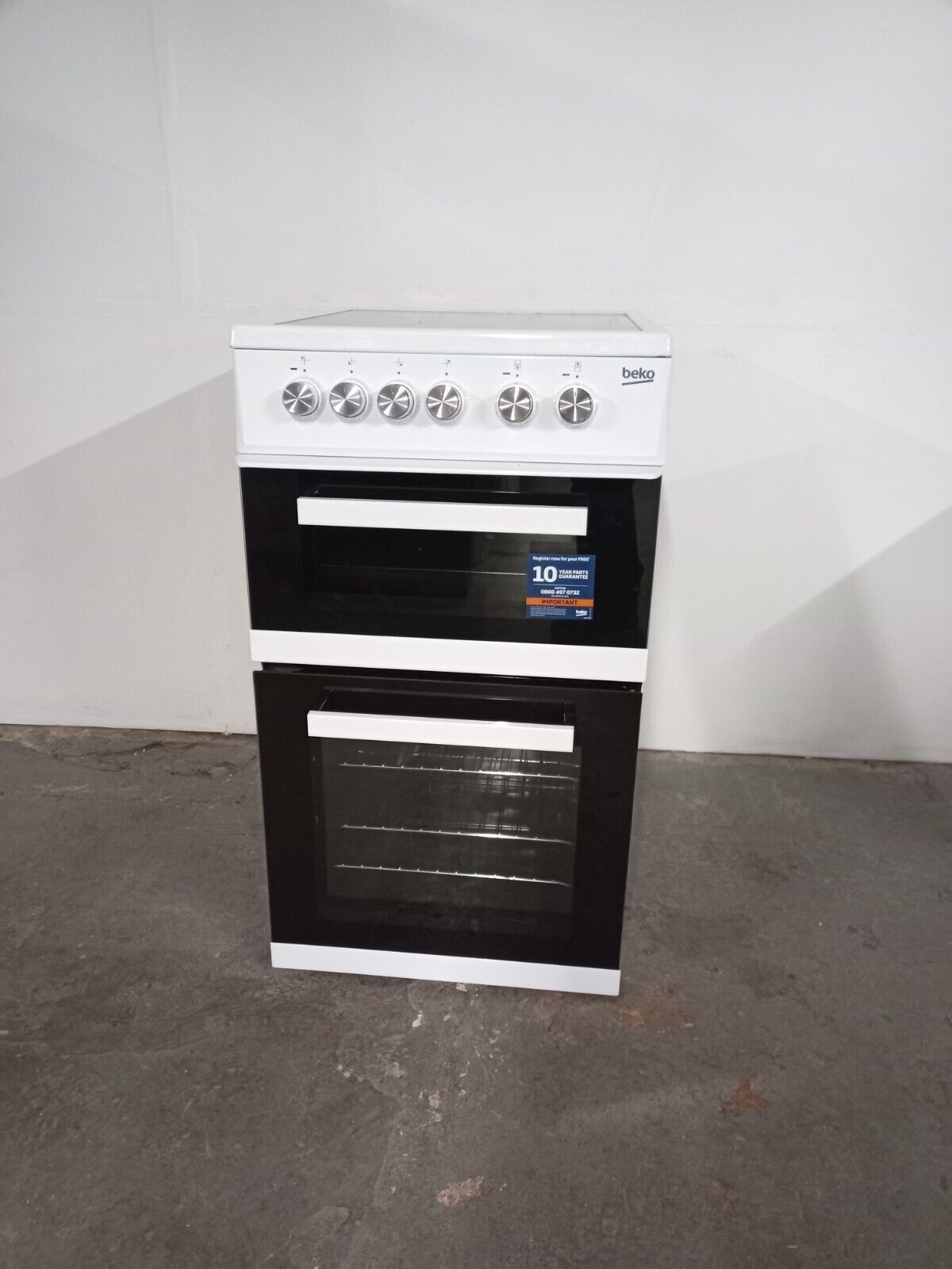 New Graded Beko KDVC563AW  50 cm Electric Ceramic Cooker - RRP£399 L5