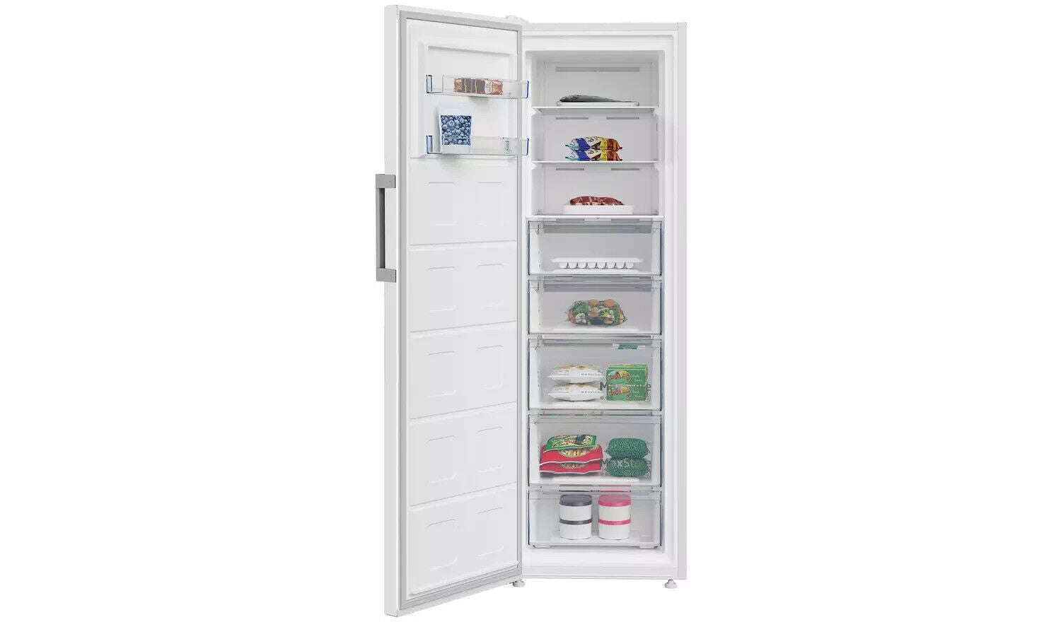 New Graded Beko FNP4686W Frost Free Freezer Suit Outbuildings--RRP £549! H15