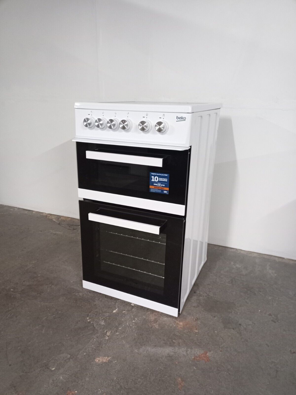 New Graded Beko KDVC563AW  50 cm Electric Ceramic Cooker - RRP£399 L5