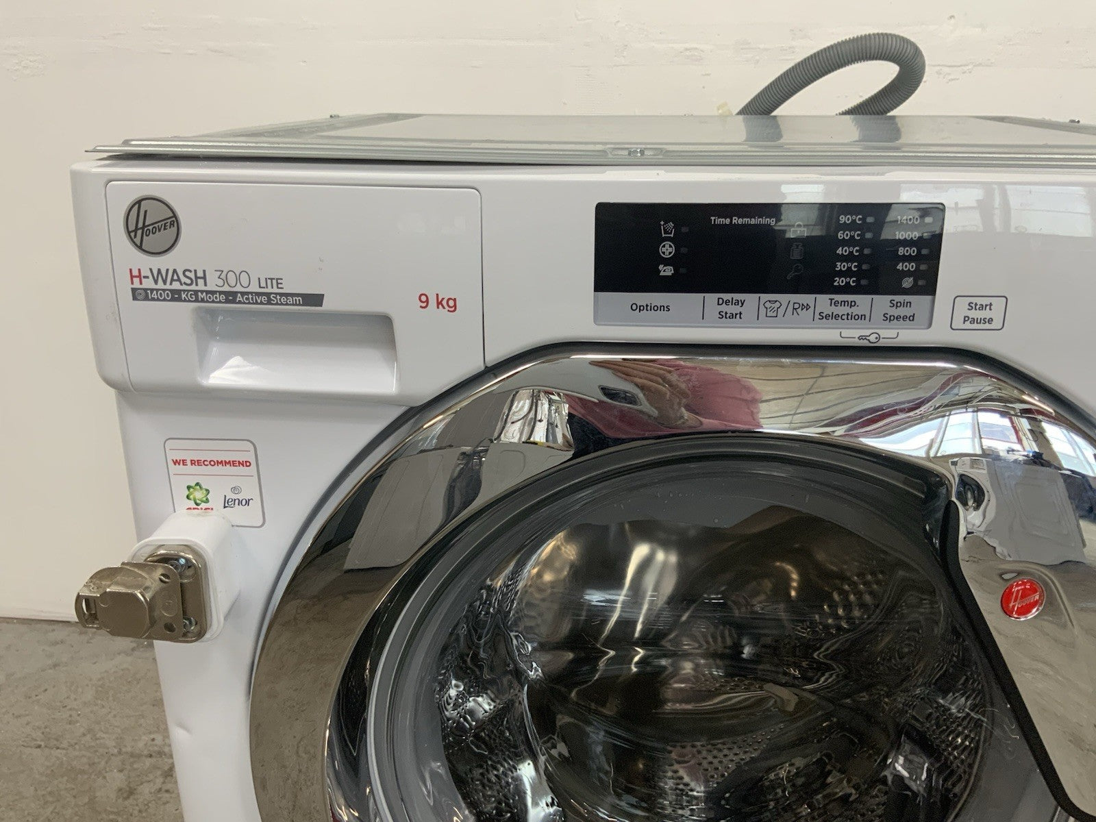 New Graded Hoover H-WASH 300 LITE HBWS49D2ACE-80 Washing Machine  RRP £539 K25