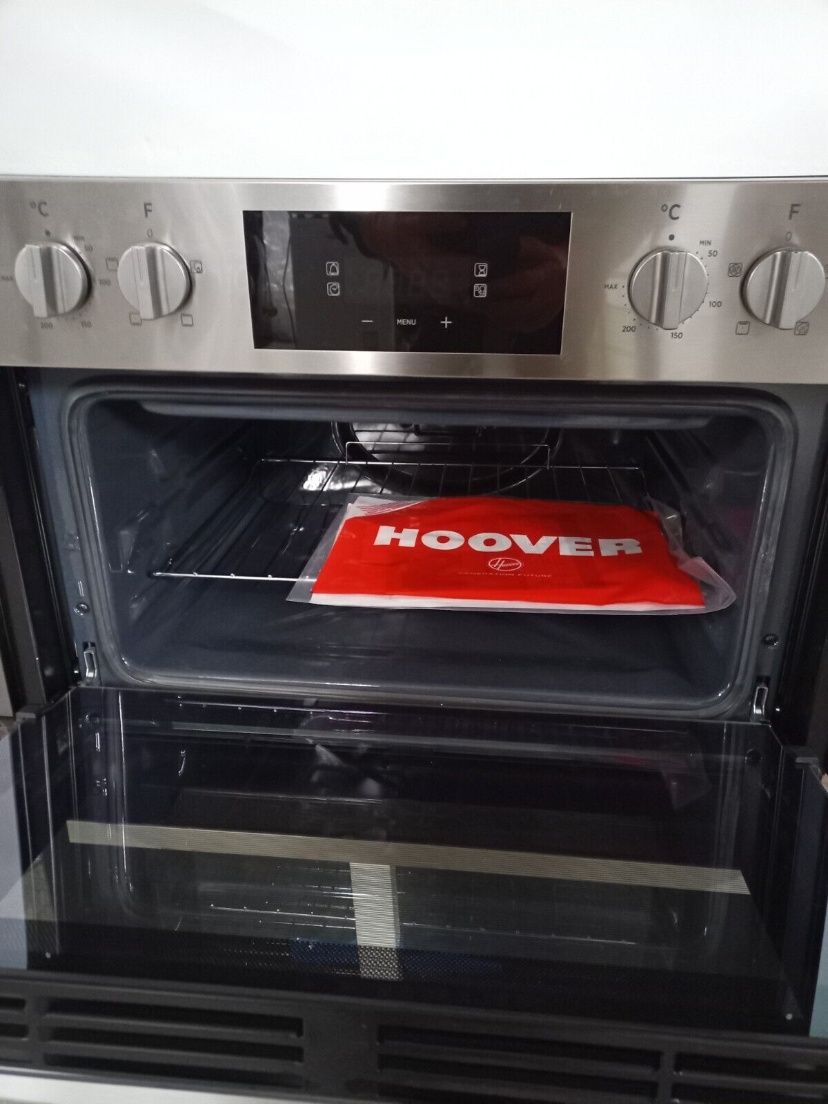 New Graded Hoover HO9DC3B308IN Built-in Double Electric Oven-RRP£429 W14