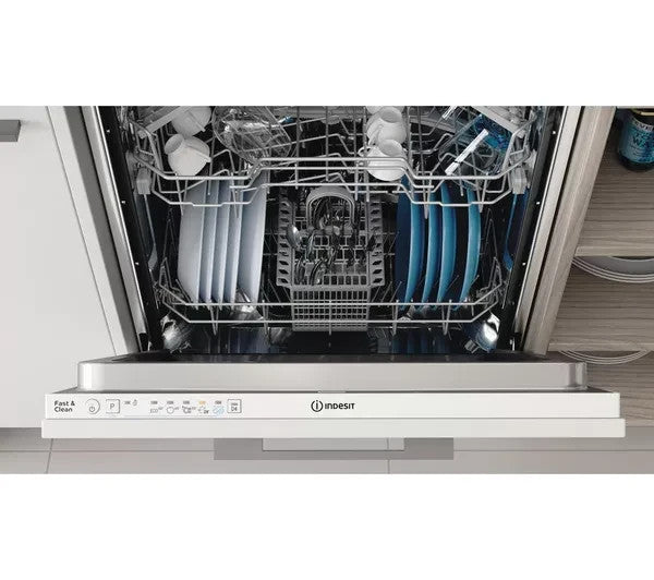 New Graded Hotpoint Full Size Integrated Dishwasher H21HKD525uk 14PLC Set  R3