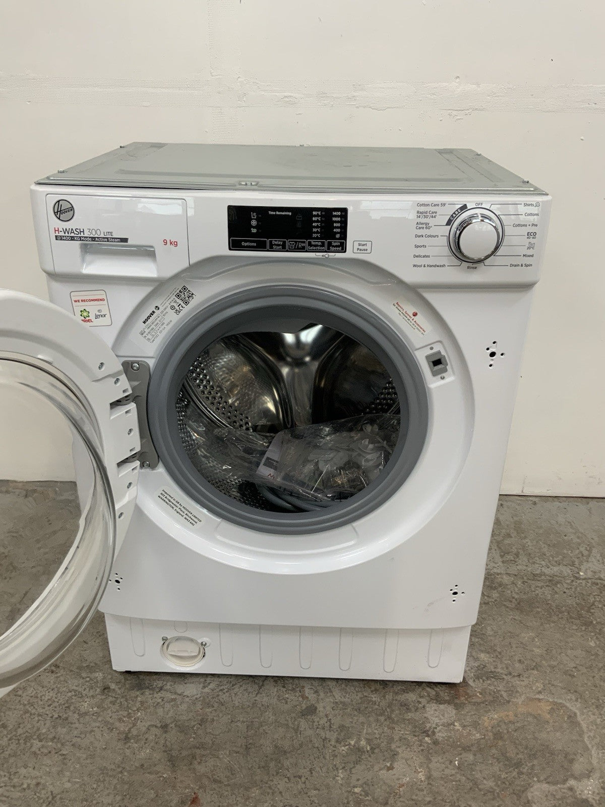 New Graded Hoover Washing machine H-WASH 300 LITE HBWS 49D1W4-80 K7